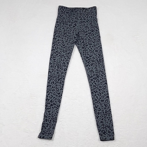 Athleta Elevation Ultra High Rise Leopard Print Athletic Leggings - Picture 2 of 14